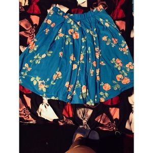 Lularoe Floral Madison skirt